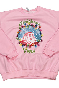 Christmas Vibes Santa Sweatshirt