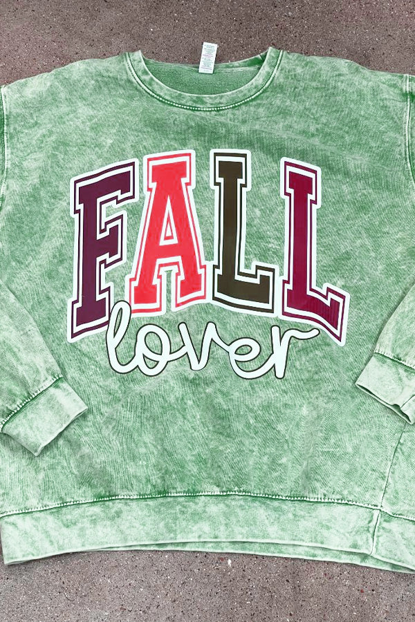 Fall Lover Mineral Wash Sweatshirt