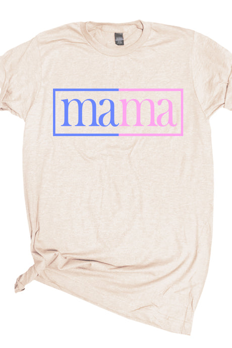 Mama Split Boy Girl Tee