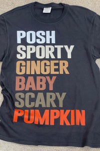 Spice Lineup Pumpkin Tee