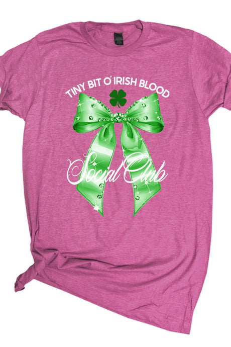 Tiny Bit O Irish Social Club Tee